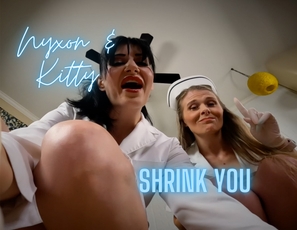 GIANTESS Nyxon And Kitty Shrink You To Make You More Useful